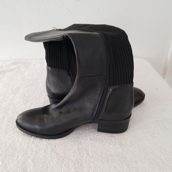 Kenneth Cole Levon Black Knee-High Women's Boots Size 9 Riding - Picture 10 of 11